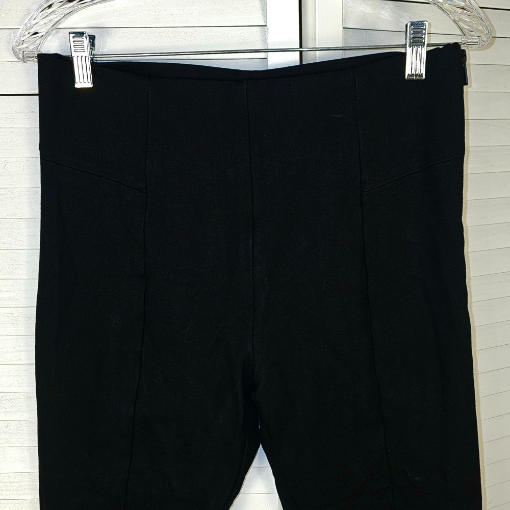 Good American Womens Black Ponte Boss‎ Pants 4 - Picture 3 of 5